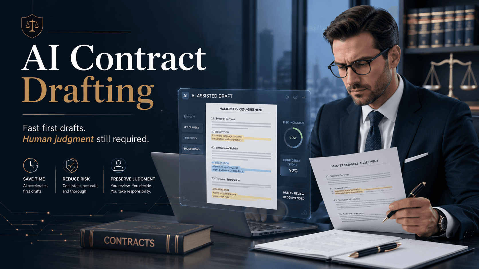 How Reliable Is AI for Creating Legal Contracts? What Lawyers Should Actually Trust It to Do