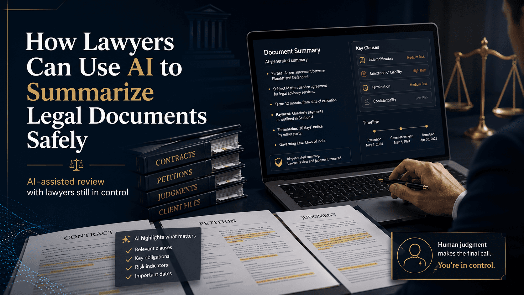 How Lawyers Can Use AI to Summarize Legal Documents Safely