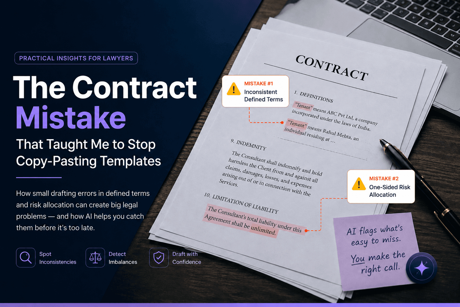 The Template Trap: Risks of Copy-Pasting Contract Clauses and How to Reduce Them