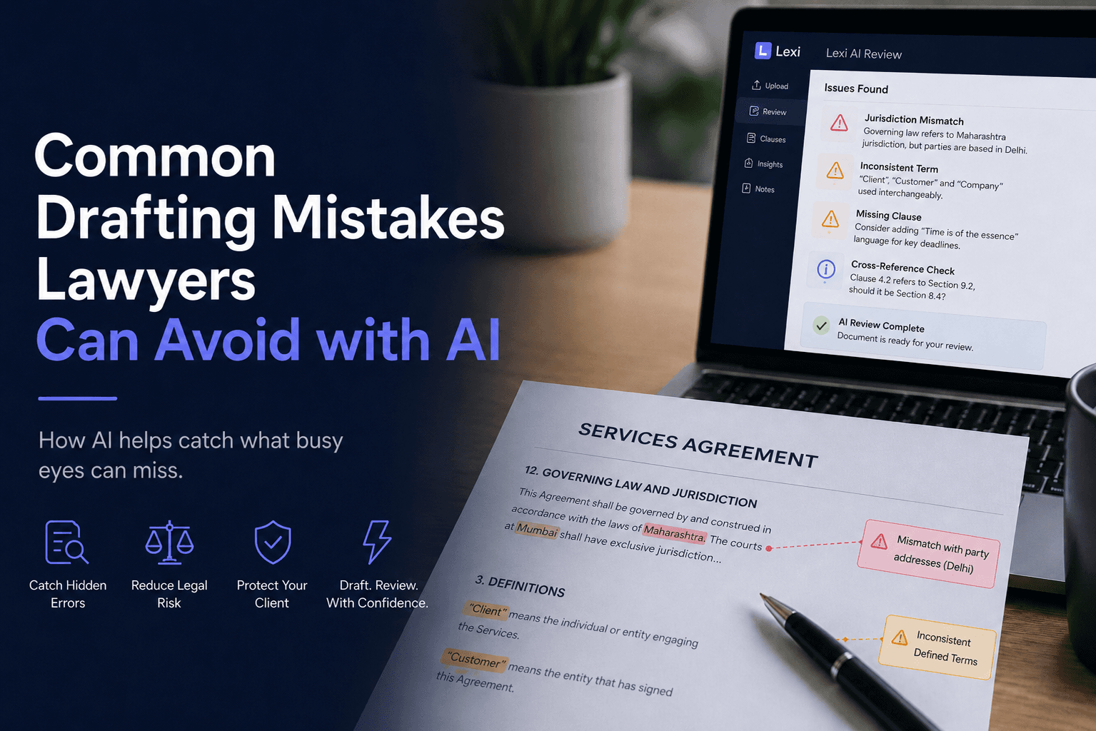 7 Drafting Mistakes AI Can Catch Before a Contract Goes Out